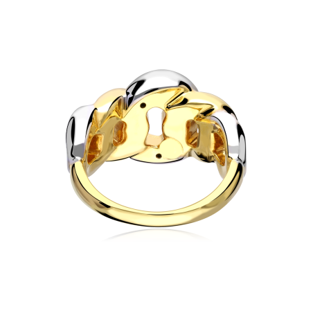 Anillo Oro Bicolor 18k "Esla"