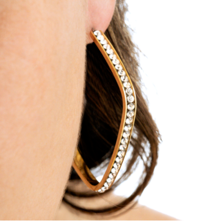 Pendientes Lotus acero dorado mujer LS2357-4/2