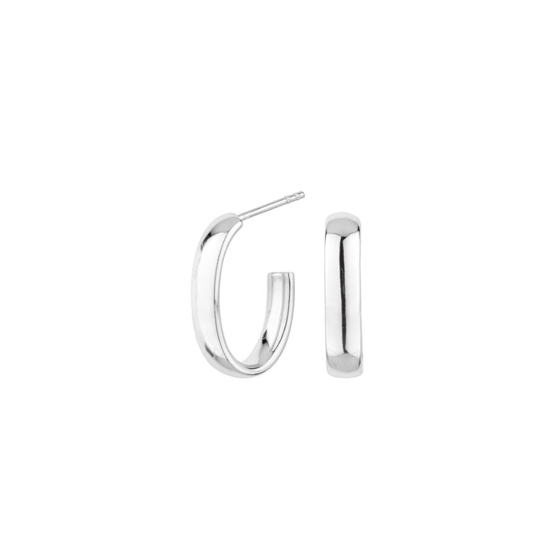 Pendientes Itemporality New York Oval Plata SEA-100-152-01
