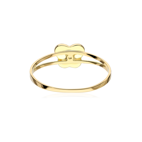 Anillo Oro 18k y nácar "Farfalle"