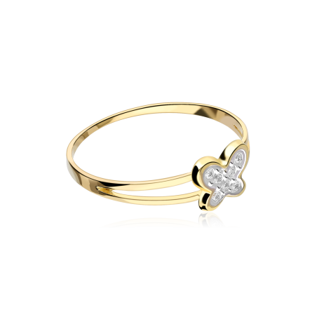 ANILLO "MARIPOSAS" ORO 18K
