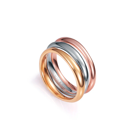Anillo Viceroy Acero tricolor 75288A