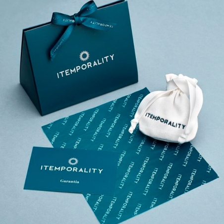 Pendientes Itemporality Melbourne Plata baño oro SEA-200-153-03