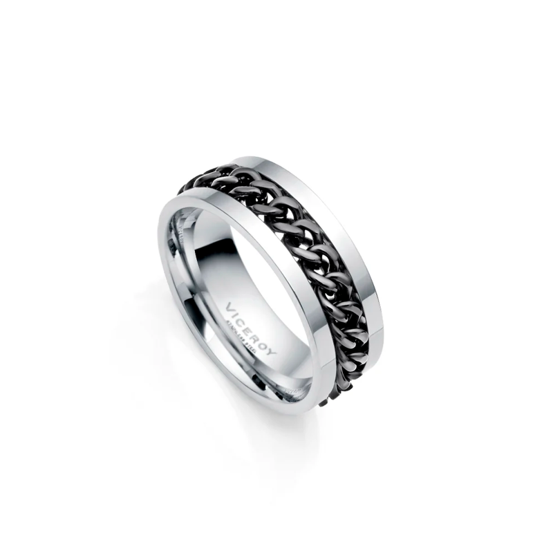 Anillo Viceroy Acero y cadena giratorio 15144A