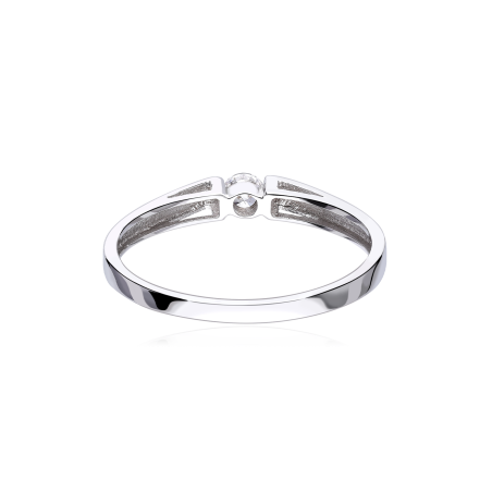 Anillo Oro 18k y circonita "Indira"