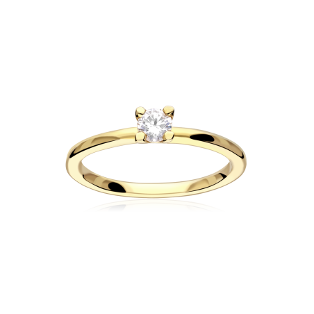 Anillo Oro 18k y circonita "Paolo"