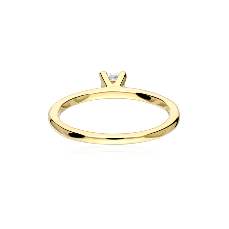 Anillo Oro 18k y circonita "Paolo"