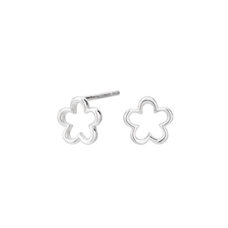 Pendientes Itemporality flor Plata SEA-100-113-UU