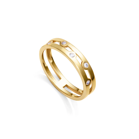 Anillo doble Viceroy Plata y circonitas 9123A