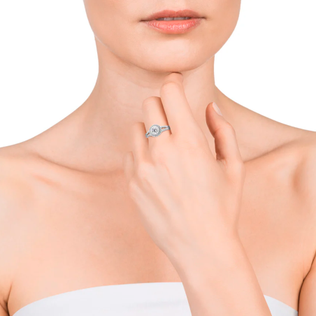 Anillo Viceroy Plata y circonitas 71013A-38
