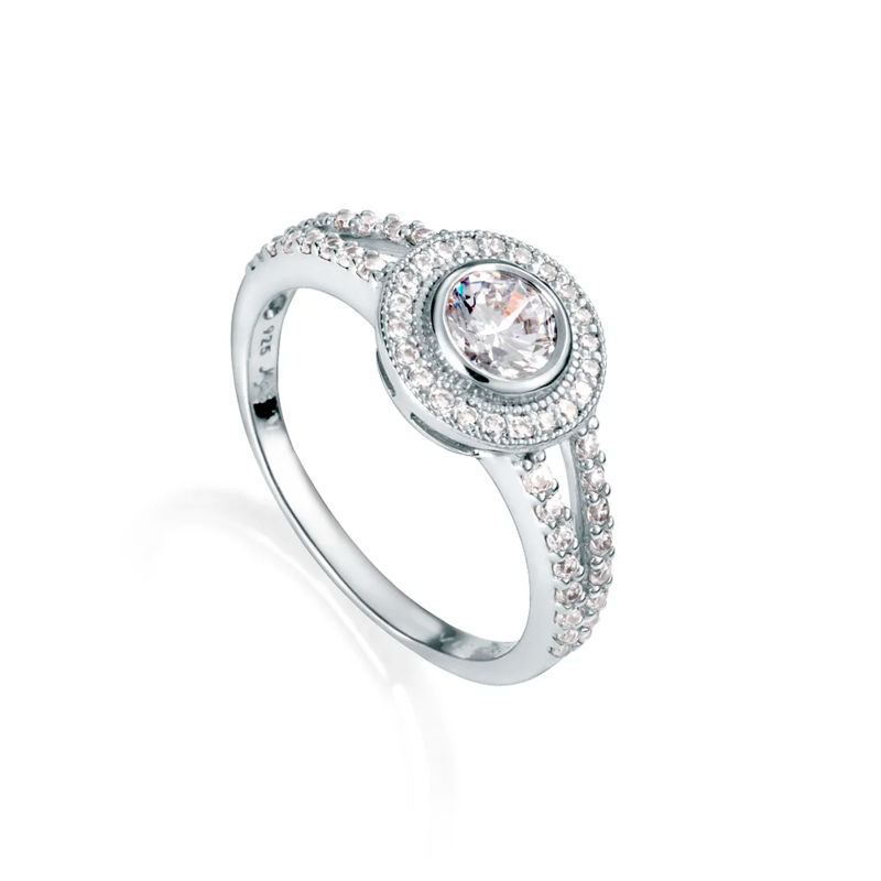 Anillo Viceroy Plata y circonitas 71013A-38