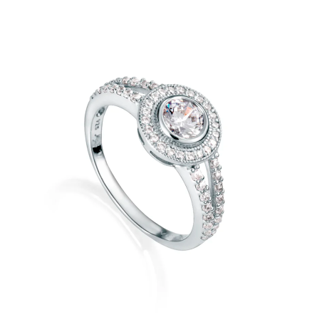 Anillo Viceroy Plata y circonitas 71013A-38
