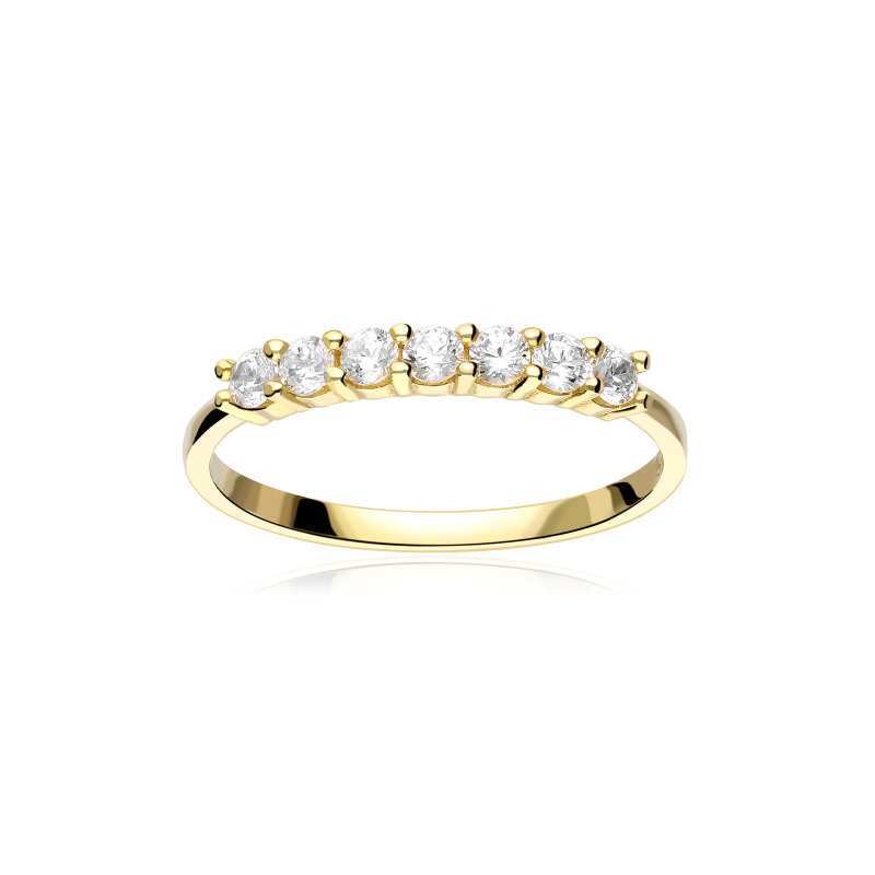 Anillo Oro 18k y circonitas "Fiona"