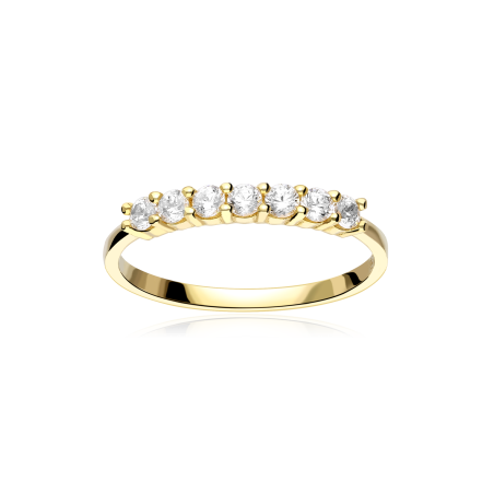 Anillo Oro 18k y circonitas "Fiona"
