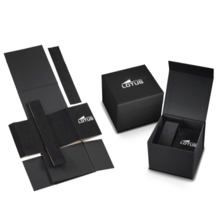 Reloj Lotus acero negro hombre 18983/4