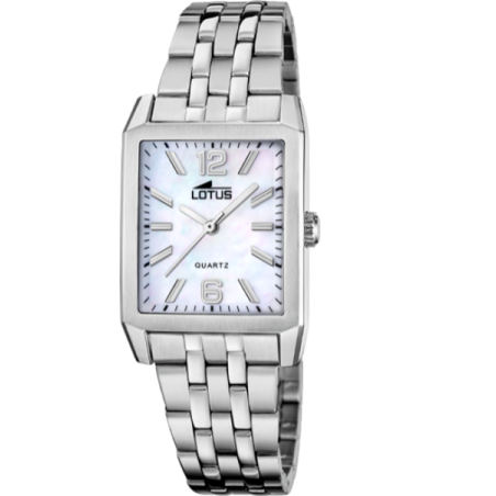 Reloj Lotus acero esfera beige mujer 18985/1