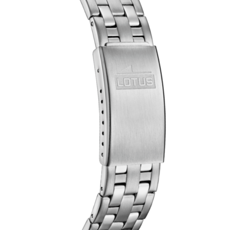Reloj Lotus acero esfera blanca hombre 18989/1