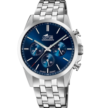Reloj Lotus acero esfera azul hombre 18989/2