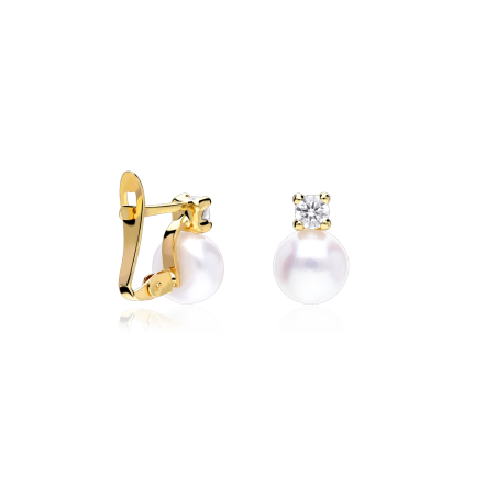 PENDIENTES "BREST" ORO 18K PERLAS CULTIVADAS