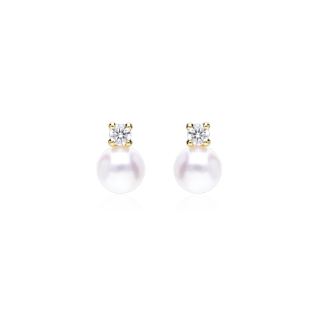 PENDIENTES "BREST" ORO 18K PERLAS CULTIVADAS