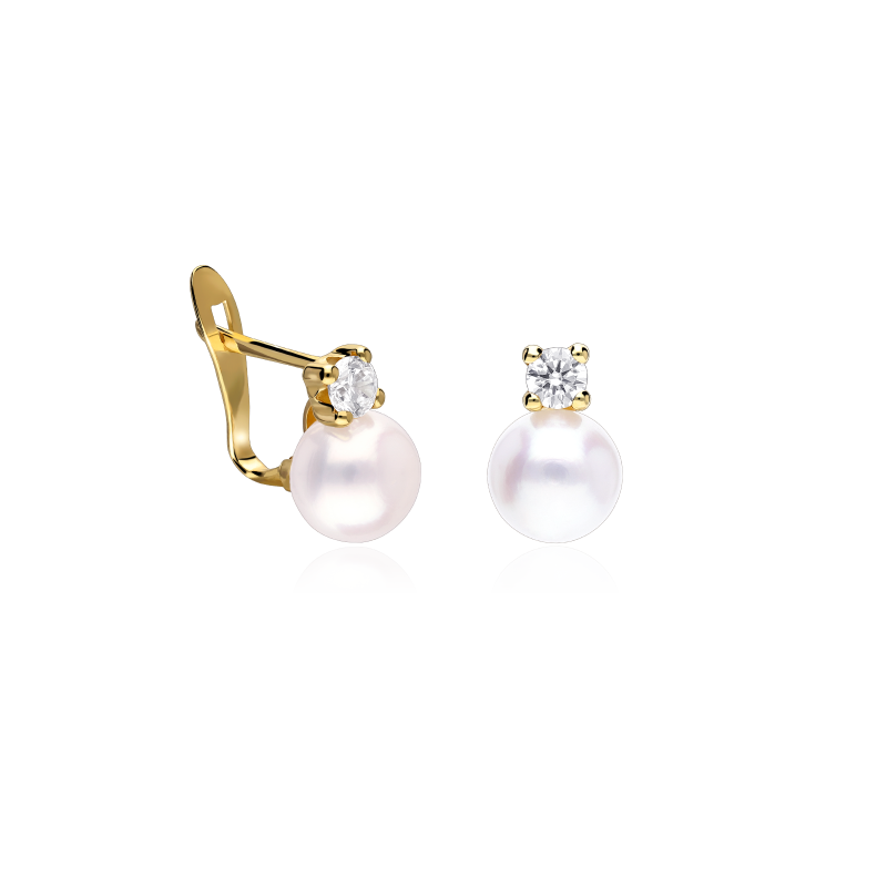 PENDIENTES "BREST" ORO 18K PERLAS CULTIVADAS
