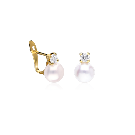 PENDIENTES "BREST" ORO 18K PERLAS CULTIVADAS