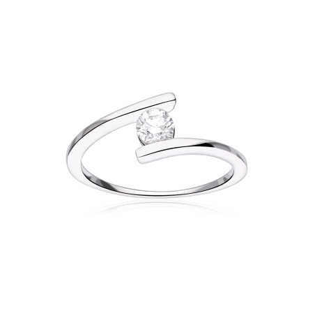 Anillo Oro 18k y diamante 0.25cts "Capri"