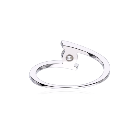 Anillo Oro 18k y diamante 0.25cts "Capri"