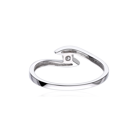 Anillo Oro 18k y Diamante 0.10cts "Sacer"
