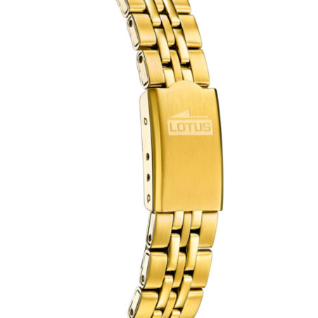 Reloj Lotus mujer acero dorado IP esfera blanca 18993/1