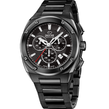 Reloj Jaguar acero negro esfera negra J992/1