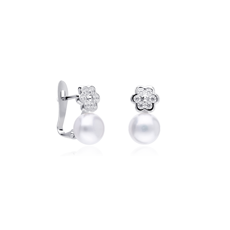 PENDIENTES "MAGICAL" ORO BLANCO 18K