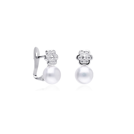 PENDIENTES "MAGICAL" ORO BLANCO 18K