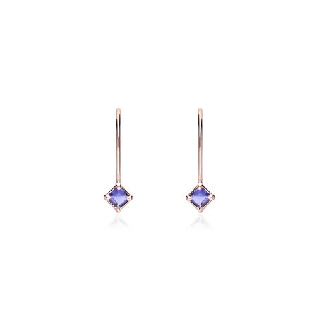 Pendientes Itemporality Plata de ley Baño Oro 18k SEA-304-072-UU