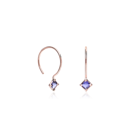 Pendientes Itemporality Plata de ley Baño Oro 18k SEA-304-072-UU