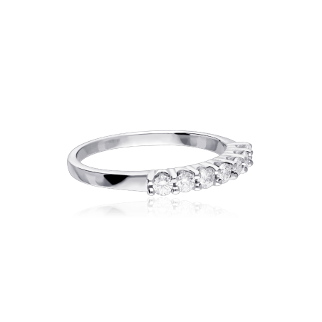 Anillo  "Parma" Oro Blanco 18k  y Diamantes 0.52 cts