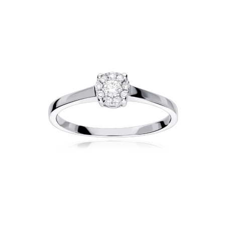 Anillo Oro 18k y diamantes 0.16cts "Monza"