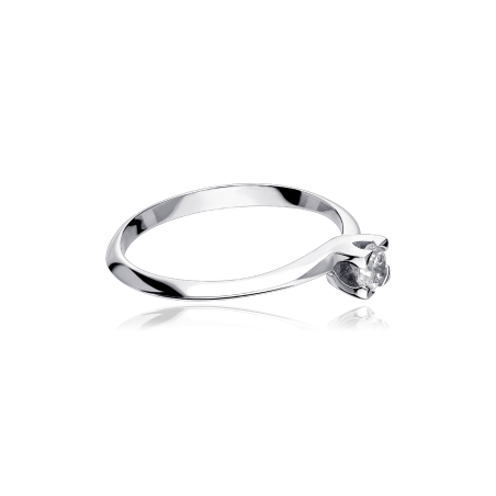 Anillo Oro 18k y Diamante 0.20cts "Trapani"