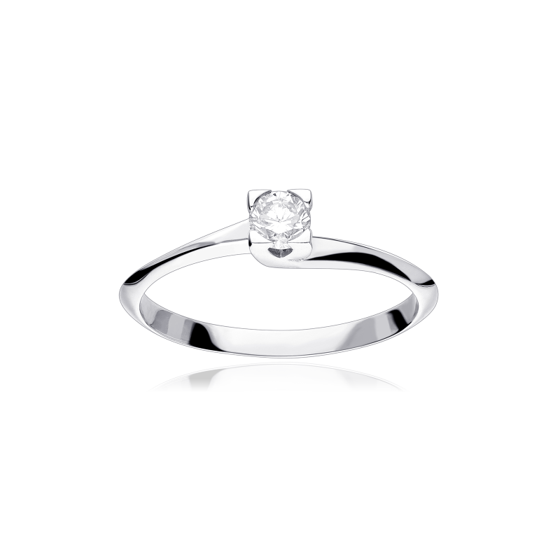 Anillo Oro 18k y Diamante 0.20cts "Trapani"
