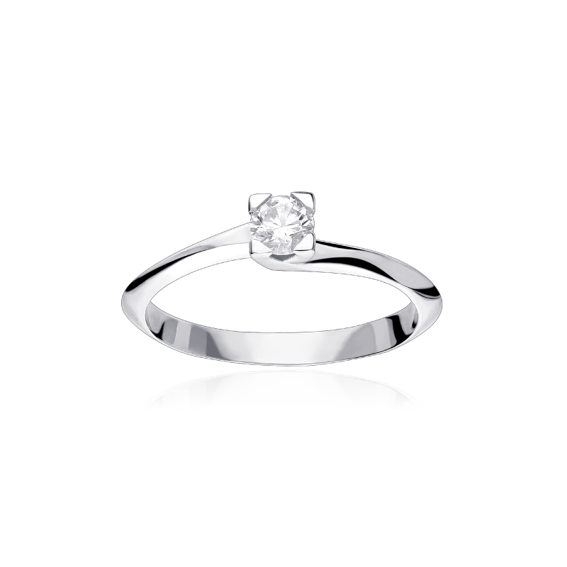 Anillo Oro 18k y diamante 0.25cts "Trapani"
