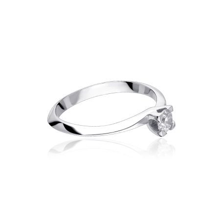 Anillo Oro 18k y diamante 0.25cts "Trapani"