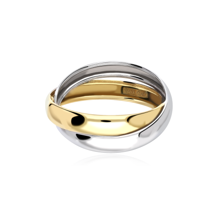 Anillo "Olera" Oro Bicolor 18k