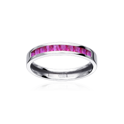 Anillo Oro 18k y rubíes "Guelmin"