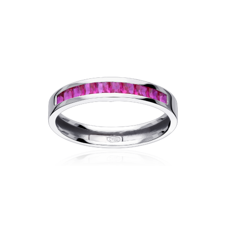 Anillo Oro 18k y rubíes "Guelmin"