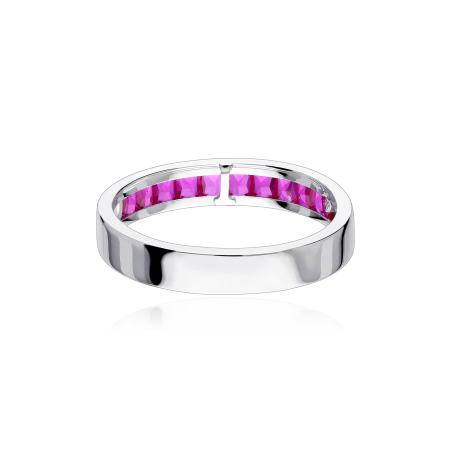Anillo Oro 18k y rubíes "Guelmin"