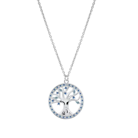 Collar Lotus Silver Árbol de la vida Rainbow LP3708-1/4