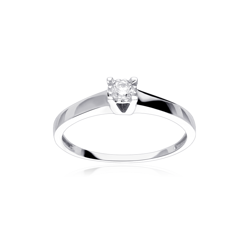 Anillo Oro 18k y diamantes 0.10cts "Bard"