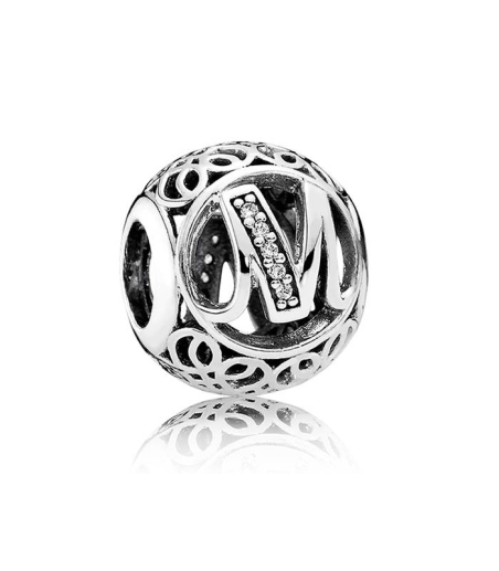 Charm Letra M 791857CZ