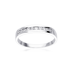 ANILLO "MARGOT" ORO BLANCO 18K Y DIAMANTES 0.25 CTS