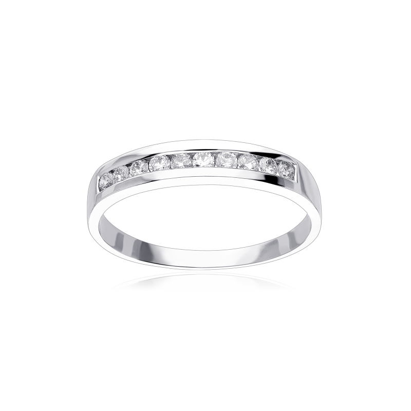 ANILLO "MARGOT" ORO BLANCO 18K Y DIAMANTES 0.25 CTS